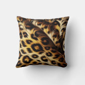 レオパードのシック：スタイリッシュすべてのベッドルームのための枕 クッション (裏面)