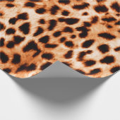 レオパードの印刷テクスチャ ラッピングペーパー (角)