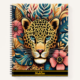 レオパードの恵み：鮮やかブランチのセレニティ ノートブック