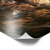 レオパードの野生夜 フォトプリント            (角)