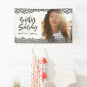 レオパードの60歳と60歳の誕生日写真 横断幕 (インサイチュ)