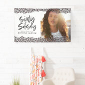 レオパードの60歳と60歳の誕生日写真 横断幕 (インサイチュ)