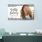 レオパードの60歳と60歳の誕生日写真 横断幕 (トレードショー)