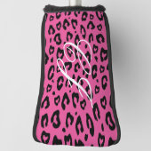 レオパードアニマルプリントのゴルフアクセサリー贈呈品 ゴルフヘッドカバー (回転90)