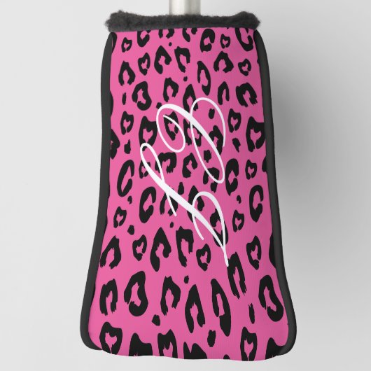 レオパードアニマルプリントのゴルフアクセサリー贈呈品 ゴルフヘッドカバー (回転90)