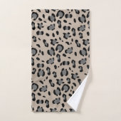レオパードアニマルプリントグラム#15 バスタオルセット (ハンドタオル)
