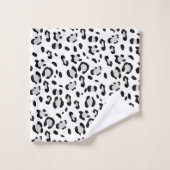 レオパードアニマルプリントグラム#3 バスタオルセット (ウォッシュタオル)