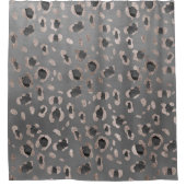 レオパードアニマルプリントグラム#6 シャワーカーテン (正面)