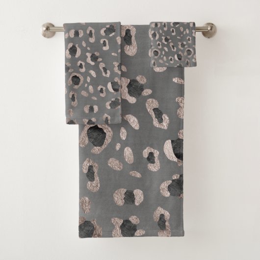 レオパードアニマルプリントグラム#6 バスタオルセット (インサイチュ)