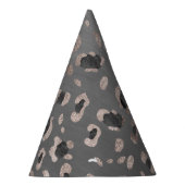 レオパードアニマルプリントグラム#6 パーティーハット (右)