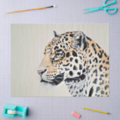 レオパードアートウォーターカラーデコパージュティッシュペーパー 薄葉紙 (クラフト)