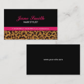 レオパードエレガントプリントクラモダンシー 名刺 (正面/裏面)