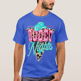 レオパードカウボーイハットロデオナイツウエスタンカントリー Tシャツ