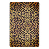 レオパードスポット金ゴールドグリッターラインスファンシートン ミニクリップボード (裏面)