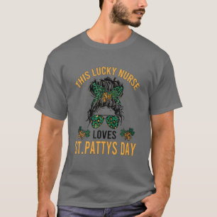 レオパードナース&メッシーバンラッキーナースラブズセント Tシャツ