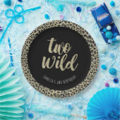 レオパードパーティープレートトゥワイルド ペーパープレート (パーティー)