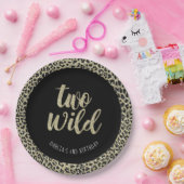 レオパードパーティープレートトゥワイルド ペーパープレート (パーティー)