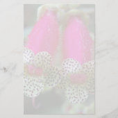 レオパードフラワーデザイン 便箋 (正面)