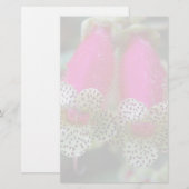 レオパードフラワーデザイン 便箋 (正面/裏面)