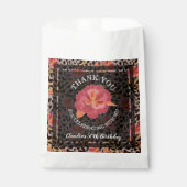 レオパードフローラ誕生日ありがとう フェイバーバッグ (正面)