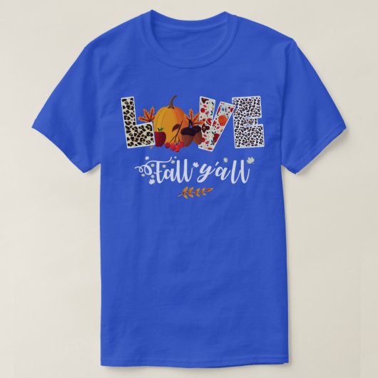 レオパードプリントラブ秋ヤール Tシャツ (デザイン正面)