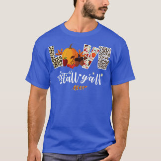 レオパードプリントラブ秋ヤール Tシャツ