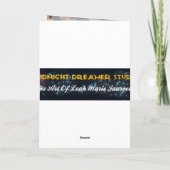 レオパードプリント大きな猫実在ファーパターンデザイン カード (裏面)