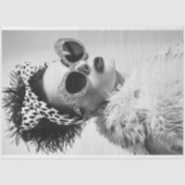 レオパード印刷グラムレトロデクページ 薄葉紙 (正面)