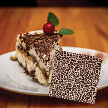 レオパード印刷パーティー紙ディナーナプキンズテーブルウェア