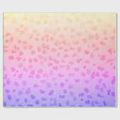 レオパード印刷包装紙 ラッピングペーパー (フラット)