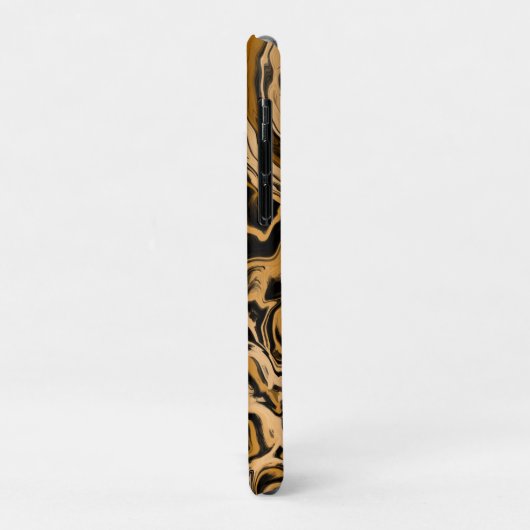 レオパード大理石スワーズフルードアート抽象芸術 Case-Mate iPhoneケース (裏面/左)