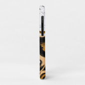 レオパード大理石渦巻き流体アート抽象芸術 Case-Mate iPhoneケース (裏面/左)