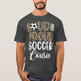 レオパード大誇りを持ったきいアメリカのいとこの家族 Tシャツ