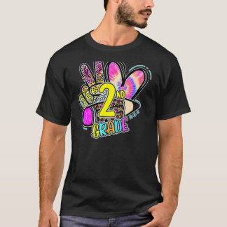 レオパード平和アウト2年生2年生の最終日 Tシャツ