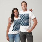 レオパード幾何学的、動物の皮膚デザイン。 Tシャツ (ユニセックス)