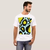 レオパード振動:カラフル野生の質感。 Tシャツ (正面フル)