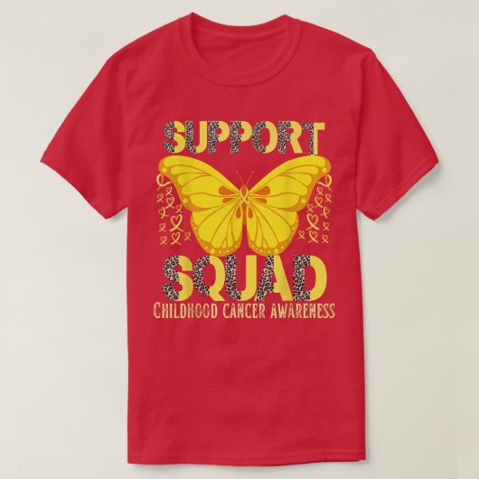 レオパード支援分隊小児癌認識度3 Tシャツ (デザイン正面)