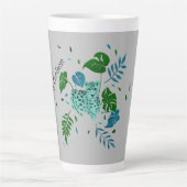 レオパード杯の冷静 カフェラテマグ (正面)