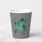 レオパード杯の冷静 紙コップ (正面)