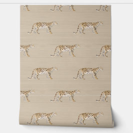 レオパード植物性自然水彩 壁紙