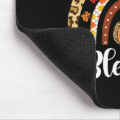 レオパード秋レインボー感謝恩賛美福 マウスパッド (コーナー)