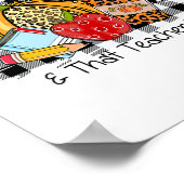 レオパード秋秋ビーブサンクフル先生ライフTh ポスター (角)