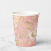 レオパード絵を描シリーズデザイン5 紙コップ (裏面)