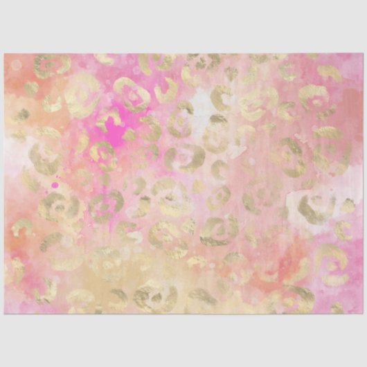 レオパード絵を描シリーズデザイン5 薄葉紙 (正面)