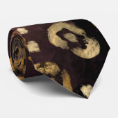 レオパード絵を描シリーズデザイン7 ネクタイ (ロール)