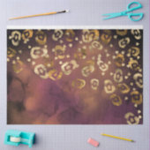 レオパード絵を描シリーズデザイン7 薄葉紙 (クラフト)