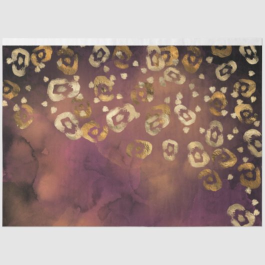 レオパード絵を描シリーズデザイン7 薄葉紙 (正面)