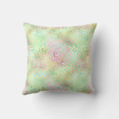 *~*レオパード虹色レインボーアニマルプリント クッション (裏面)