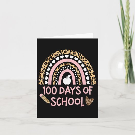 レオパード虹100日の学校、100日のSc カード (正面)