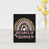 レオパード虹100日の学校、100日のSc カード (黄色い花)